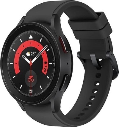 SAMSUNG Galaxy Watch5 Pro (45 mm, Bluetooth-Version) - Smartwatch (Breite: 20 mm, -, Black Titanium)