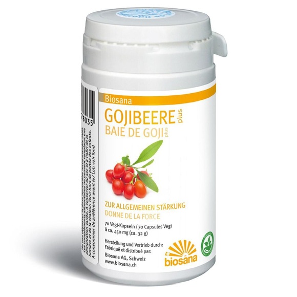 biosana Gojibeere plus Kapsel (70 Stück)