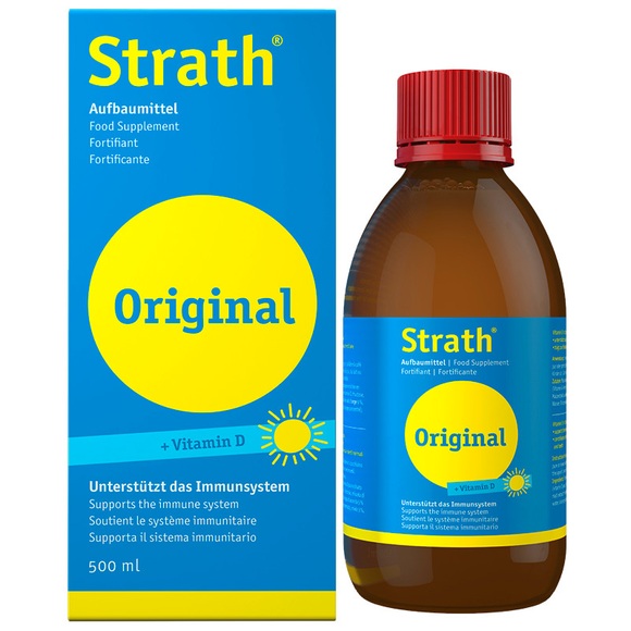 Strath Original flüssig Aufbaumittel mit Vitamin D (500 ml)