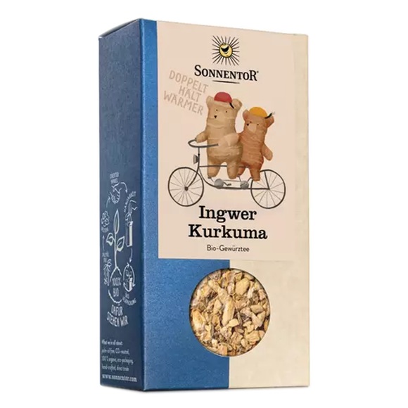 SONNENTOR Ingwer Kurkuma Tee offen (120 g)