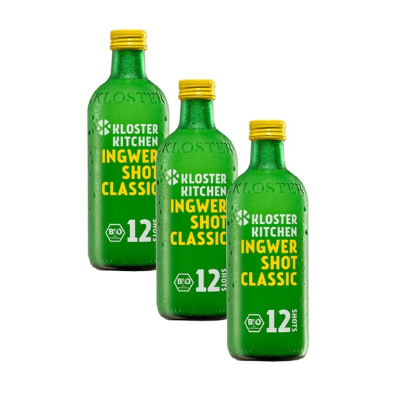 Kloster Kitchen Ingwer Shot Classic Bio 3 x 360 ml