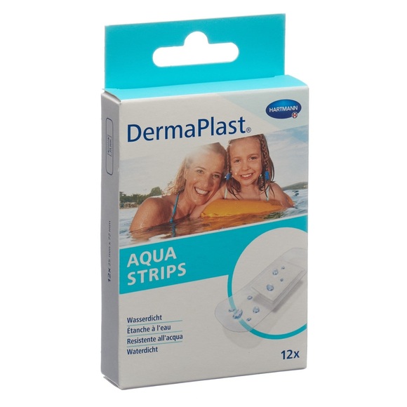 DermaPlast Aqua Strips Pflaster 12 Stück