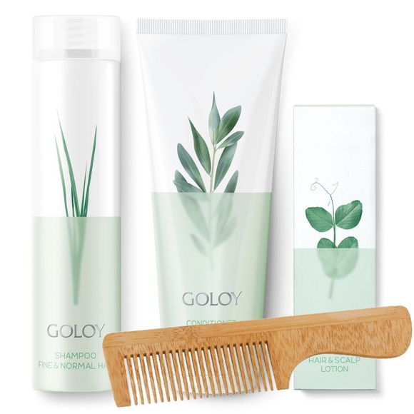 Goloy 33 Haarausfall Set feines und normales Haar ohne Haarbürste