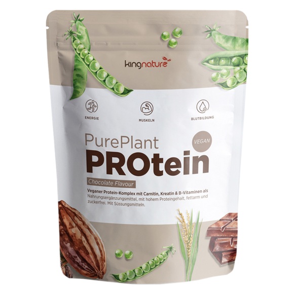Kingnature PurePlant Protein Pulver 500 g