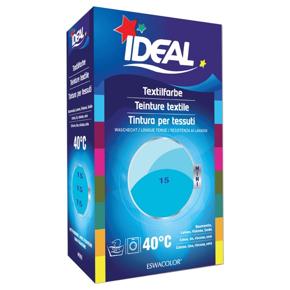 IDEAL Baumwolle Color No15 türkis (1 Stück)