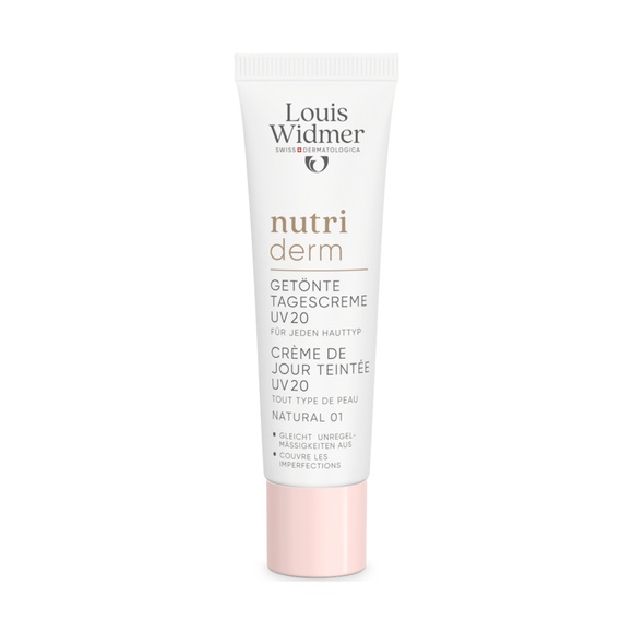 Louis Widmer Nutriderm getönte Tagescreme UV 20 Natural 30 ml mit Parfum