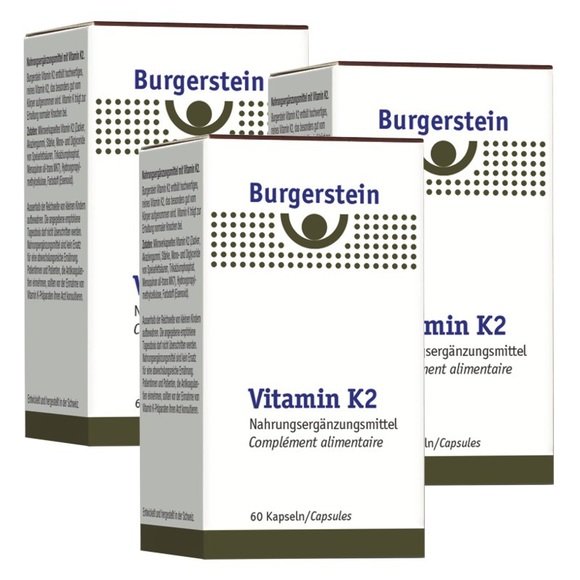 Burgerstein Vitamin K2 Kaps 180 mcg 3x 60 Stück