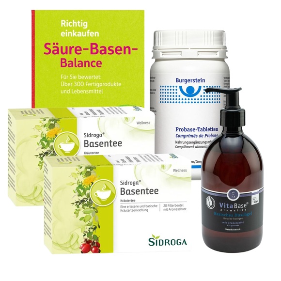 SÄURE-BASEN Balance Kurpackung mit Vital Duschgel