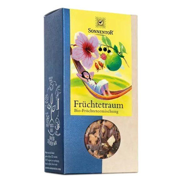 SONNENTOR Früchte Traum Tee lose Bio Golden Temple (100 g)