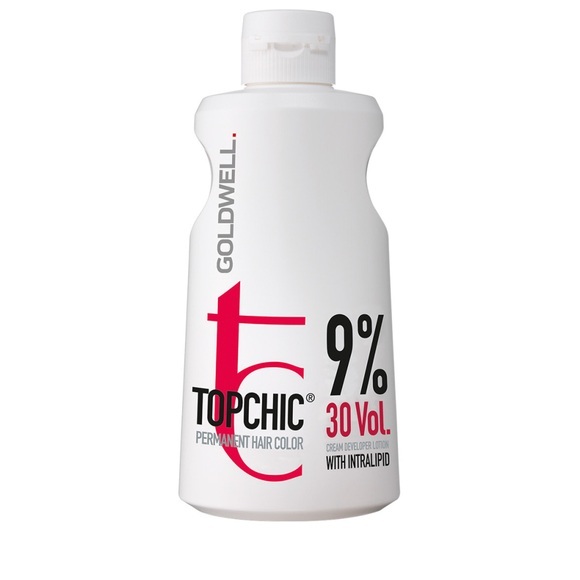 Goldwell Topchic Permanent Hair Color Lotion 9% 1000ml (33.8oz)