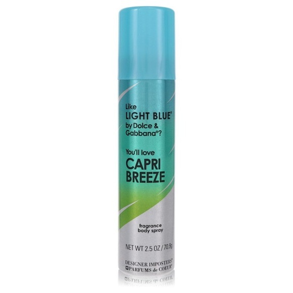Designer Imposters Capri Breeze by Parfums De Coeur Body Spray 75 ml