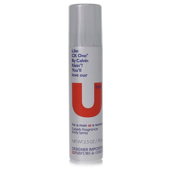 Designer Imposters U You by Parfums De Coeur Deodorant Body Spray (Unisex) 75 ml