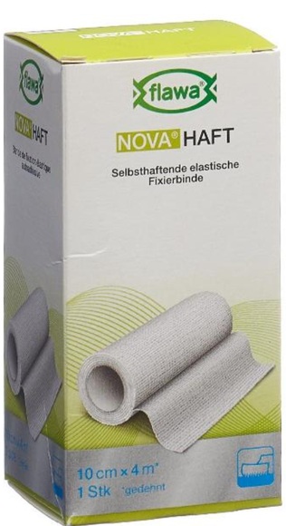 flawa Haft kohäsive Gazebinde 10cmx4m (1 Stück)