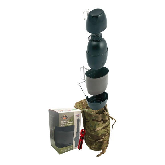 BCB Multifuel Kocherset - schwarz - camo Tasche