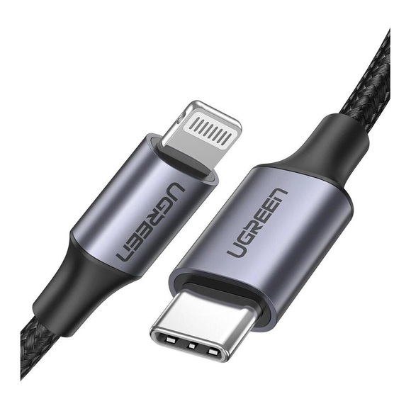 Ugreen Lightning zu USB-C 2.0 Kabel - Grau