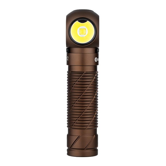 Olight Perun 2 LED Stirnlampe - Schwarz - Desert Tan -