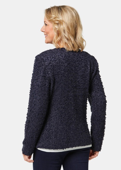 Jerseyjacke - dunkelblau - Gr. 19 von Goldner Fashion