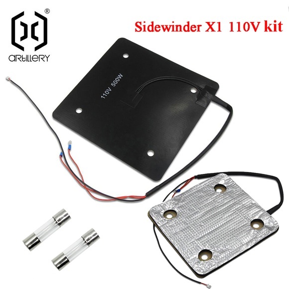3D Printer Artillery Sidewinder SW-X1 And Genius 110V 220V Hot Bed Heating Cotton Fuse Kit