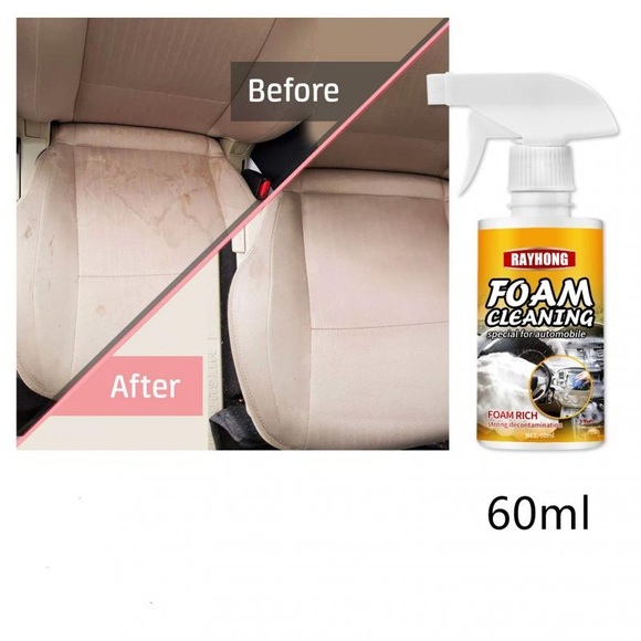 Multi-purpose Foam Cleane Cleaning Automoive Sofa Car Interior Home Cleaning Foam Cleaner Home Cleaning Foam Spray 60ml