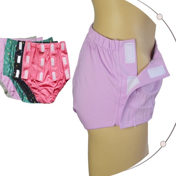 Adult care Inpatient Underpants Paralysis Bed-ridden Elderly People Easily Wear knickers Cotton parturient Women and Men Velcro