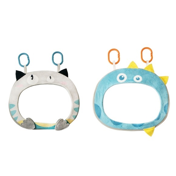 Cartoon Pattern Baby In-sight Car Mirror Development Baby Mirror Toy Newborn Essential Great Shower Gift for Kids Boys