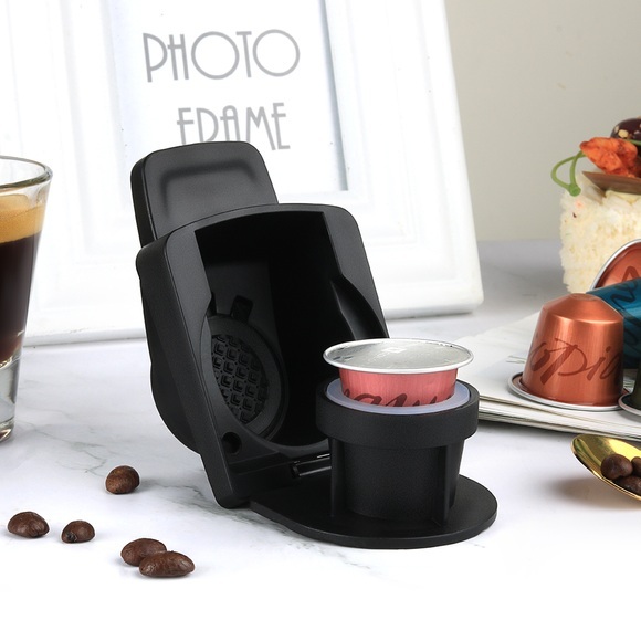 ICafilas Compatible with Dolce Gusto Capsule Adapter for Nespresso Coffee Capsule Convert Reusable Coffee Accessories