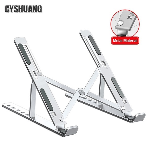 Laptop Stand Foldable for Desk Bed Notebook Bracket Base Accessories Support For Macbook Ipad Computer Holder Cooling