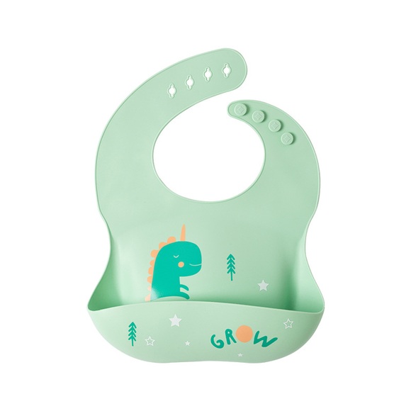 Yg Baby Silicone Bib Baby Food Bib Children's Waterproof Dirty Saliva Bib Children's Food Bib Wash Free