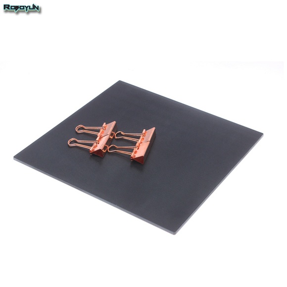 3D carbon crystal silicon tempered glass platform heating bed construction surface size 235*235mm for Ender-3 Ender-3V2