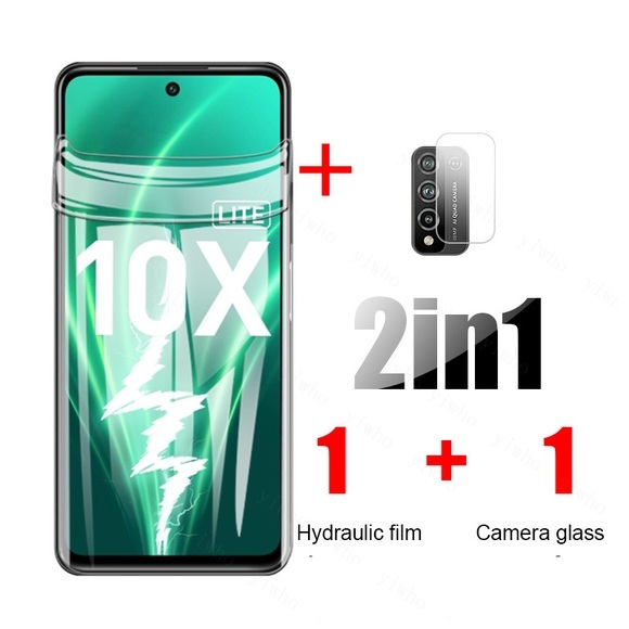 hydrogel film on honor 10x lite camera lens glass screen protector for huawei honor 10x lite 10 x lite 10xlite light safety glas