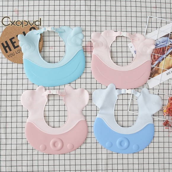 Baby Shower Hat Baby Shampoo Cap for Toddler, Silicone Kids Bathing Hat for Shower, Infants Soft Protection Safety Visor Cap