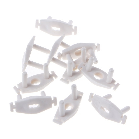 10pcs Power Socket Outlet Plug Protective ABS Cover Anti Electric Baby Safety Protector double security protection baby safety