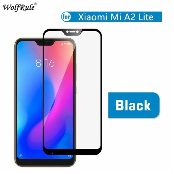 Full Cover Tempered Glass For Xiaomi Mi A2 Lite Screen Protector Tempered Protective Film For Xiaomi Mi A2 Lite Glass Mi A2 Lite