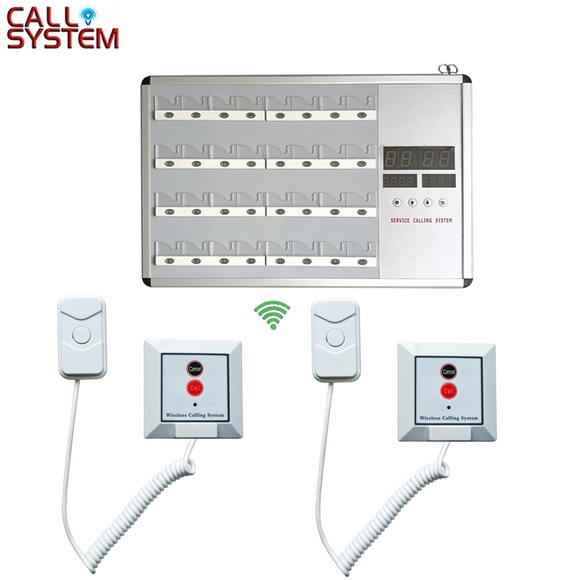 Bed Call Button Wireless Calling Host Receiver with Voice Reporting for Nurse Call Pager System Hospital Clinic Ward