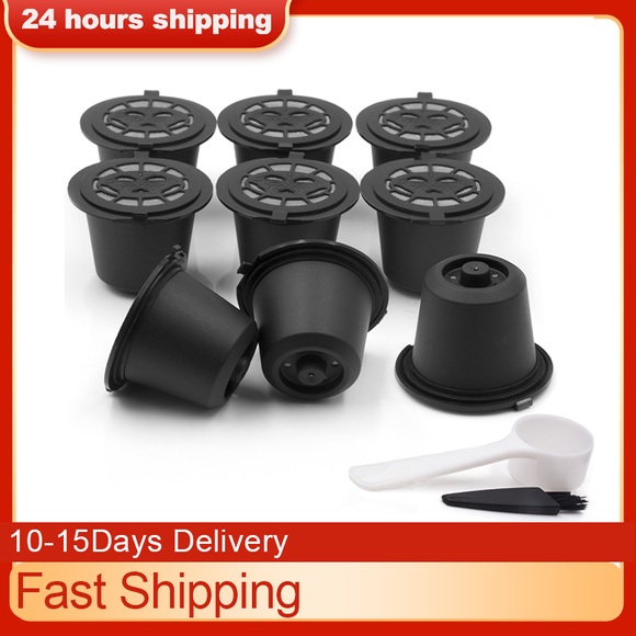 1/3/6PCS Coffee Capsule Nestle Dolce Gusto Capsule Nespresso Refillable Capsule Coffee Filter Reusable Cafe Tool