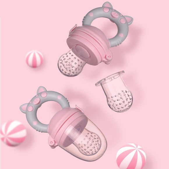 Toddler Nibbler Baby Pacifier Feeder Cup Kids Boy Girl Fruit Nipples Feeding Safe Infant Baby Supplies Nipple Soother Bottles