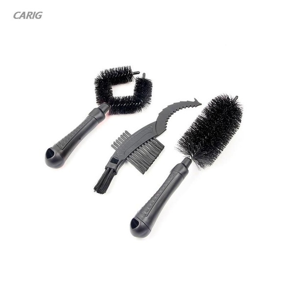 3Pcs Bike Cleaning Kit Bicycle Chain Cleaner Clean Tire Brush Road MTB Cycling Cleaning Kits Cleaners Tool for Mountain Bike