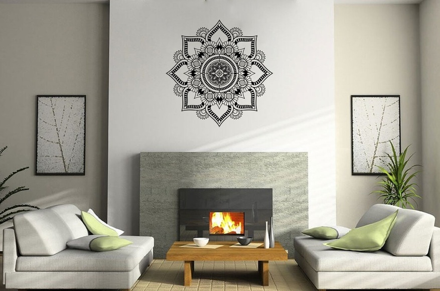 Mandala Wall Art, Wall Decor, Boho Decor, Zen Wall Art, Yoga Studio Decor, Wall Hanging, Above Bed Decor, Metal Wall Art, Wall D