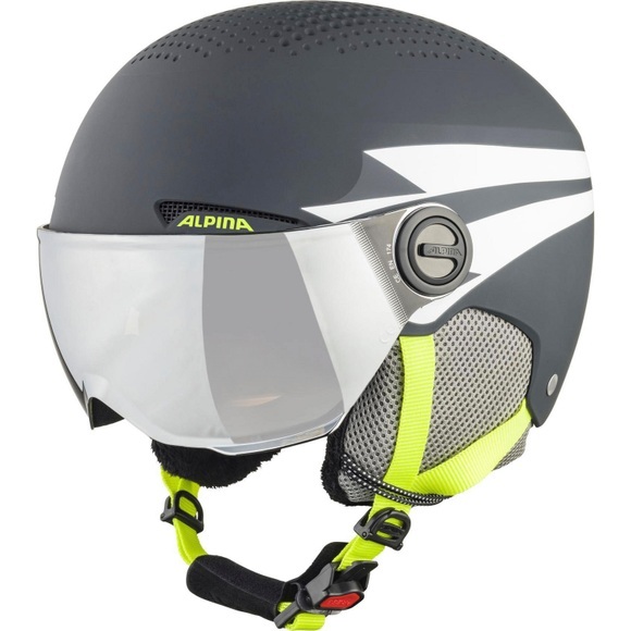 ALPINA ZUPO VISOR Skihelm Kinder