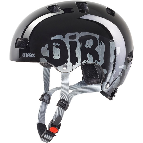 Uvex Kinder-Fahrradhelm KIDS 3 DIRTBIKE in schwarz in Gr. 51-55
