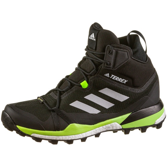 adidas TERREX Skychaser LT Mid GTX Wanderschuhe Herren schwarz/gelb 2021 UK 8 | EU 42 Trekking- & Wanderschuhe