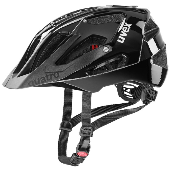 UVEX Quatro Helm all black 2021 56-61cm MTB Helme