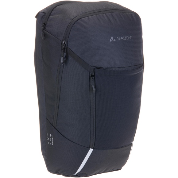 VAUDE Cycle 20 II 2in1 Fahrradtasche und -rucksack schwarz 2021 Shopping Taschen