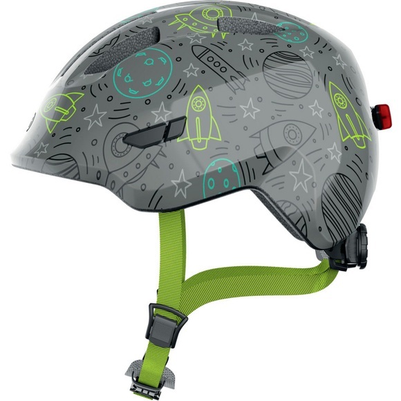 ABUS Smiley 3.0 LED Helm Kinder grau 2022 S | 45-50cm Kinderhelme