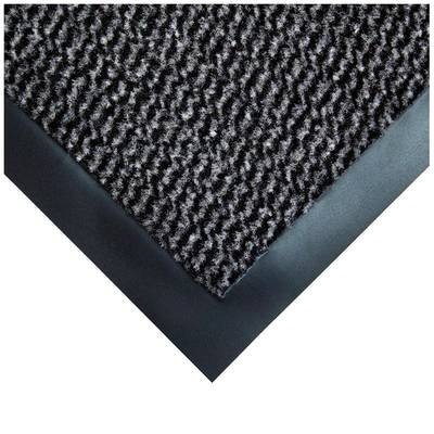 Schmutzfangmatte für innen, Flor aus Polypropylen Breite 1200 mm, pro lfd. m schwarz / metallic
