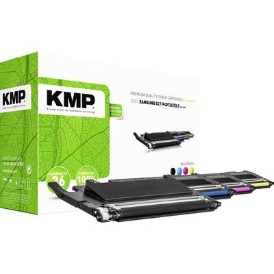 KMP Toner Kombi-Pack ersetzt Samsung CLT-P4072C, CLT-K4072S, CLT-C4072S, CLT-M4072S, CLT-Y4072S Kompatibel Schwarz,