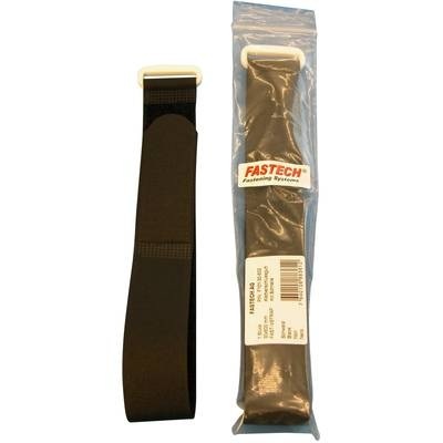 Fastech 19046/30 Klettband mit Gurt Haft- und Flauschteil (L x B) 600 mm x 30 mm Schwarz 1 St.