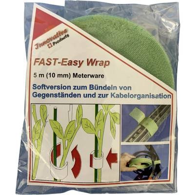 Fastech 701-322-Bag Klettband für Pflanzen und Garten Haft- und Flauschteil (L x B) 5000 mm x 10 mm Grün 1 Rolle(n)