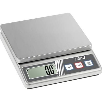 Kern Briefwaage Wägebereich (max.) 5 kg Ablesbarkeit 1 g batteriebetrieben Silber
