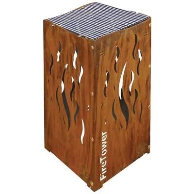 Feuerkorb FIAP 2501-1 premiumdesign FireTower Rost Optik